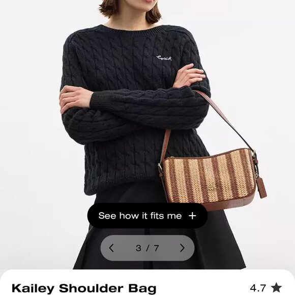 Coach Kailey Shoulder Bag - Picture 1 of 8